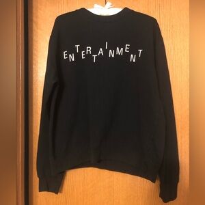 Waterparks Entertainment Jumble Crewneck Sweatshirt Black Size Small